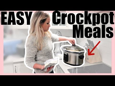 5 EXTREMELY EASY, HEALTHY, &amp; AFFORDABLE CROCKPOT MEALS // BEAUTY AND THE BEASTONS 2019