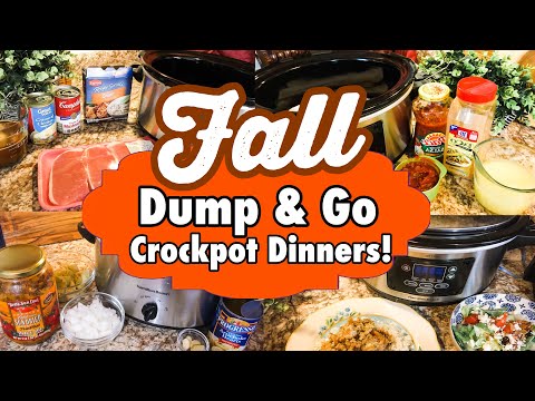 DUMP &amp; GO CROCKPOT DINNERS | 6 DELICIOUS SLOW COOKER RECIPES | JULIA PACHECO