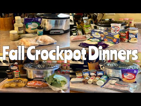 What’s for Dinner| Easy &amp; Budget Friendly Crockpot Recipes| Perfect for Fall 🍁