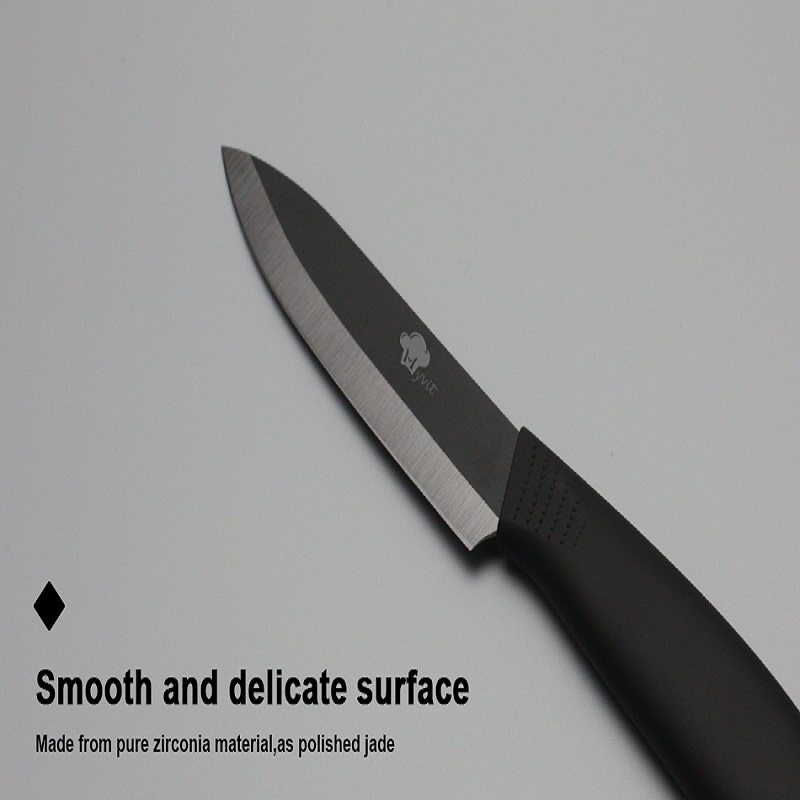 knife ceramic black Kitchen cooking3 4 5 6 inch+peeler black blade multi-color handle ceramic knife tool kitchen accessories - Image 3