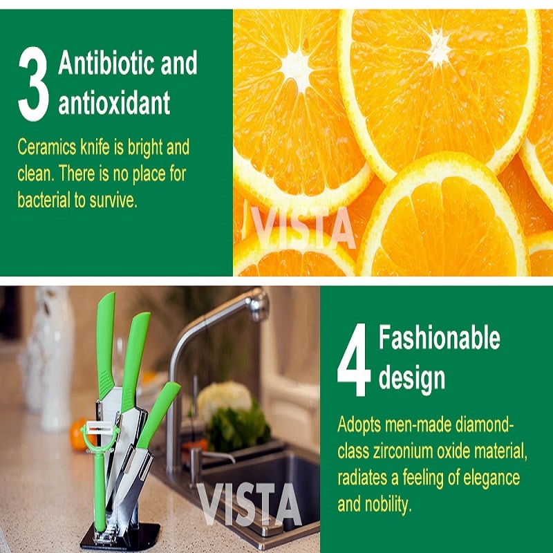 knife ceramic black Kitchen cooking3 4 5 6 inch+peeler black blade multi-color handle ceramic knife tool kitchen accessories - Image 6