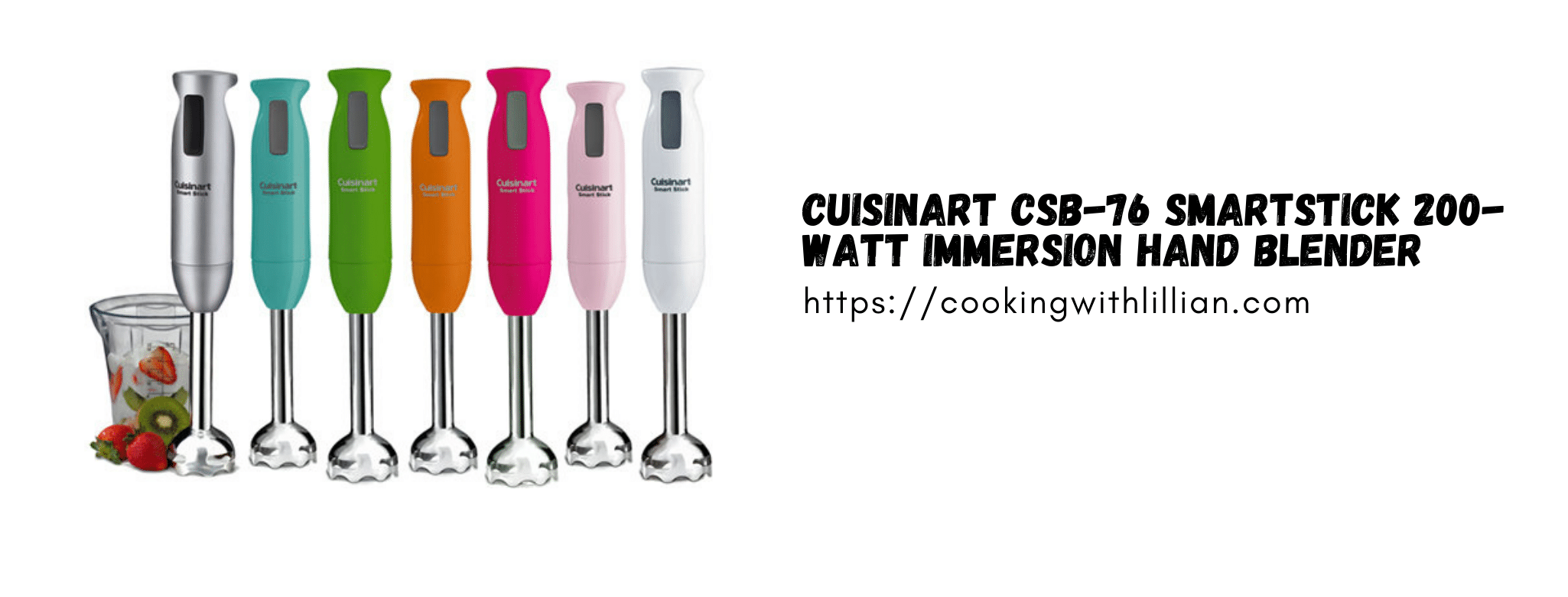 Cuisinart CSB-76 SmartStick 200-Watt Immersion Hand Blender