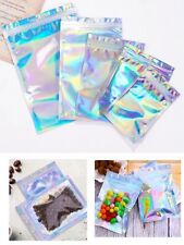 100PCS Candy Bags Multi-Purpose Self-Sealing Stripe Storage Organizer More Sizes