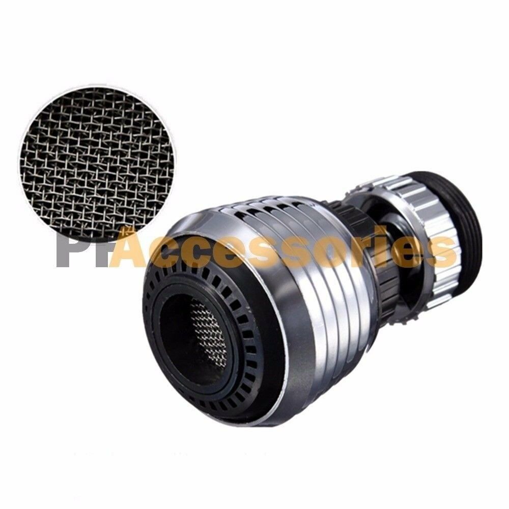 360° Rotate Swivel Faucet Nozzle Filter Water Saving Aerator Faucet Head Kitchen