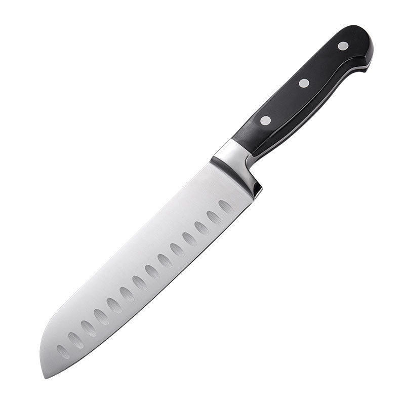 8-Inch Chef's Santoku Knife Kitchen Knife Stainless Steel Vegetable Meat Cooking Knife Utility Knife Sharp Knife