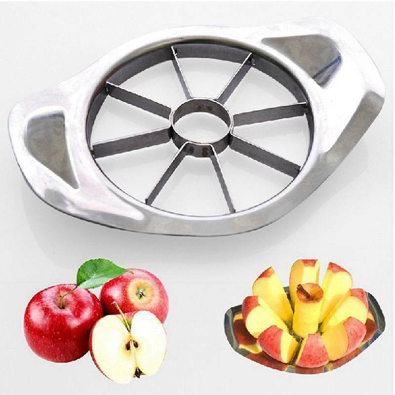 Apple Slicer Cutter, Pitter, Corer and Divider 8-Blade 304 Stainless Steel Fruit