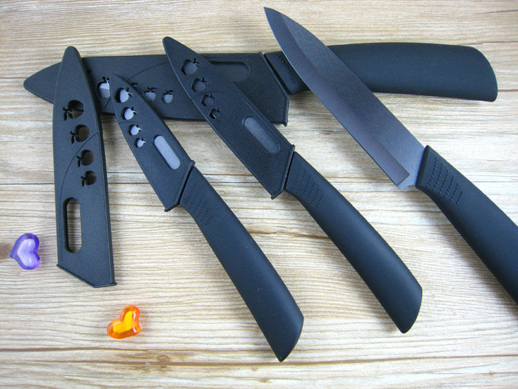 Blade Sharp Ceramic Knife Set Chef's Kitchen Knives 3" 4" 5" 6" + Covers IN USA