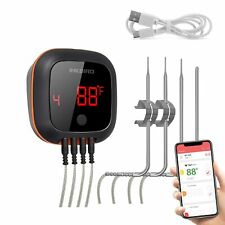 Digital Bluetooth Food Thermometer BBQ IBT-4XS Smoking Chargeable Meat Cooking