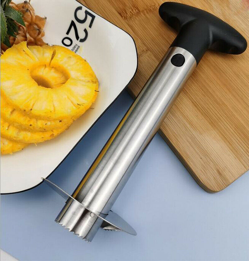 Hot Stainless Steel Fruit Pineapple Corer Slicer Cutter Peeler Kitchen Easy Tool
