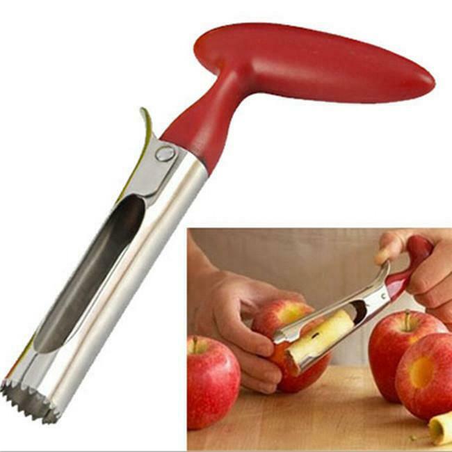 Hot! Stainless Steel Kitchen Twist Core Remover Fruit Apple Corer Pear Tools