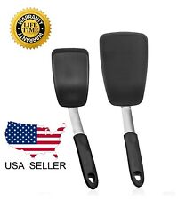 Kitchen Spatula Silicone Turner Pancake Egg Heat Resistant 440 Degrees Cooking
