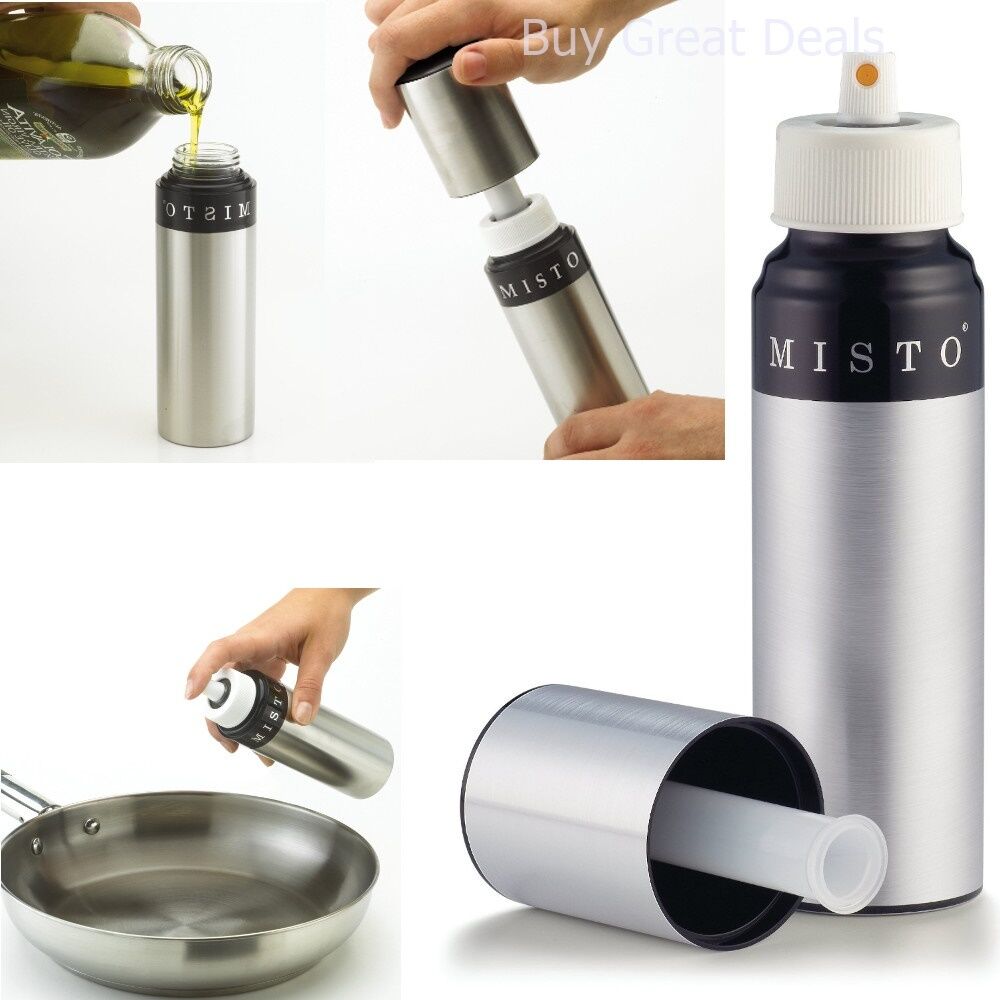 Misto Olive Oil Sprayer Cooking Mister Spray Pump Fine Bottle Kitchen Tool Pot