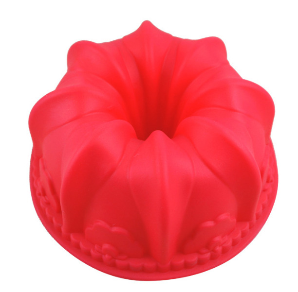 NEW Silicone Single Lily Flower Shape Cake Mold Jelly Pudding Mold Baking Tool