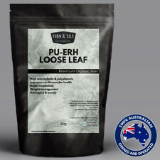 Organic Pu-erh black tea puer metabolism weight loss detox premium loose leaf