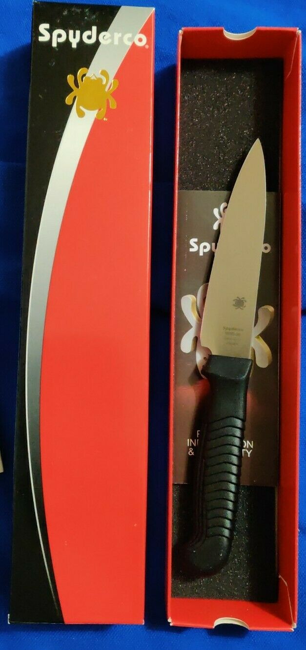 Spyderco Utility Knife Kitchen Cutlery Black MBS-26 Stainless K05PBK Knives