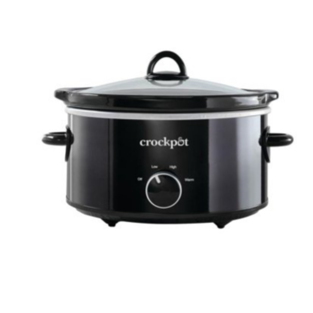 Crock-Pot 4 Quart Manual Slow Cooker, Black, NEW